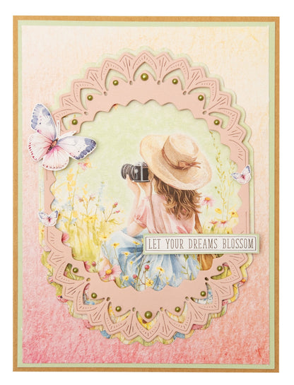 SL Die-Cut Designer Paper Pad Blooming Spring Essentials 28 SH