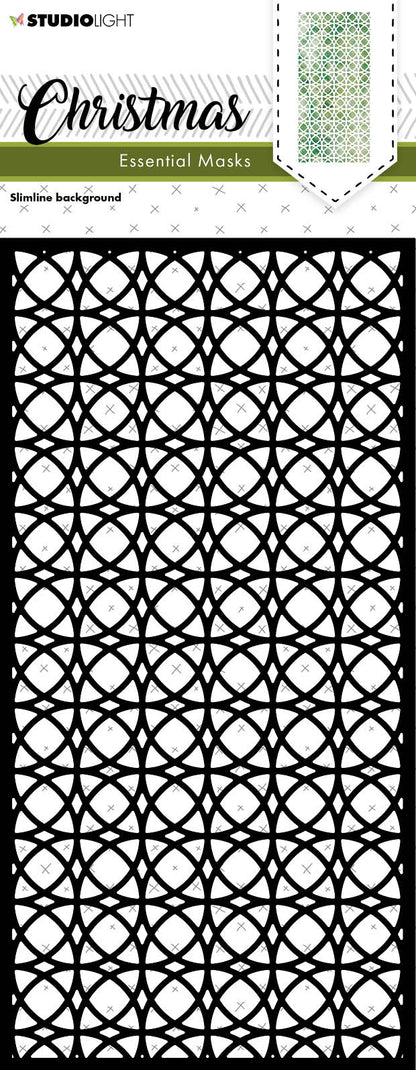 Masque SL Noël, arrières-plans Slimline, indispensables, 105x210x1mm, 1 pièce, n°112