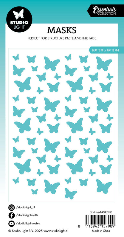 SL Masque Papillons Fond Essentiels 1 PC