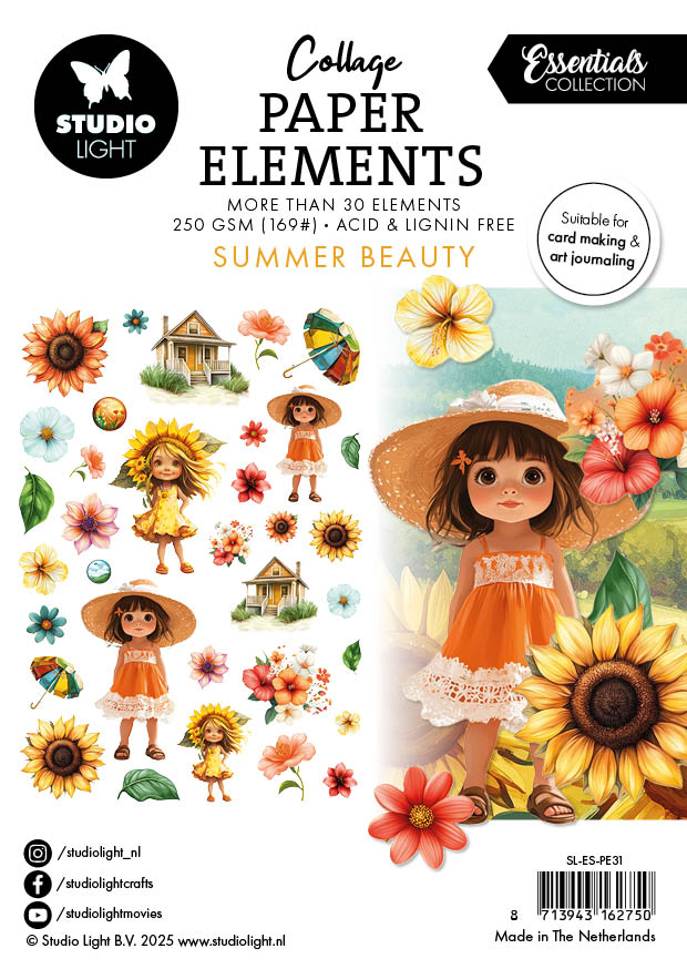 SL Éléments en papier Essentiels beauté d'été 34 pièces