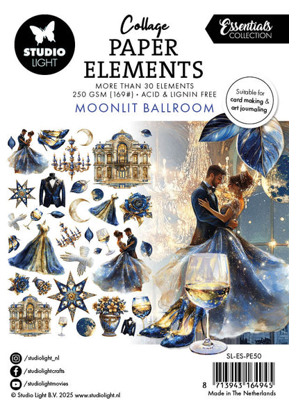 SL Paper Elements Moonlit Ballroom Essentials 105x148x4mm 35 Pièces
