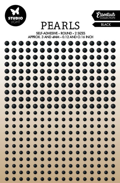 SL Perles Autocollantes Perles Noires Essentiels 105x160x4mm 336 PC n°30