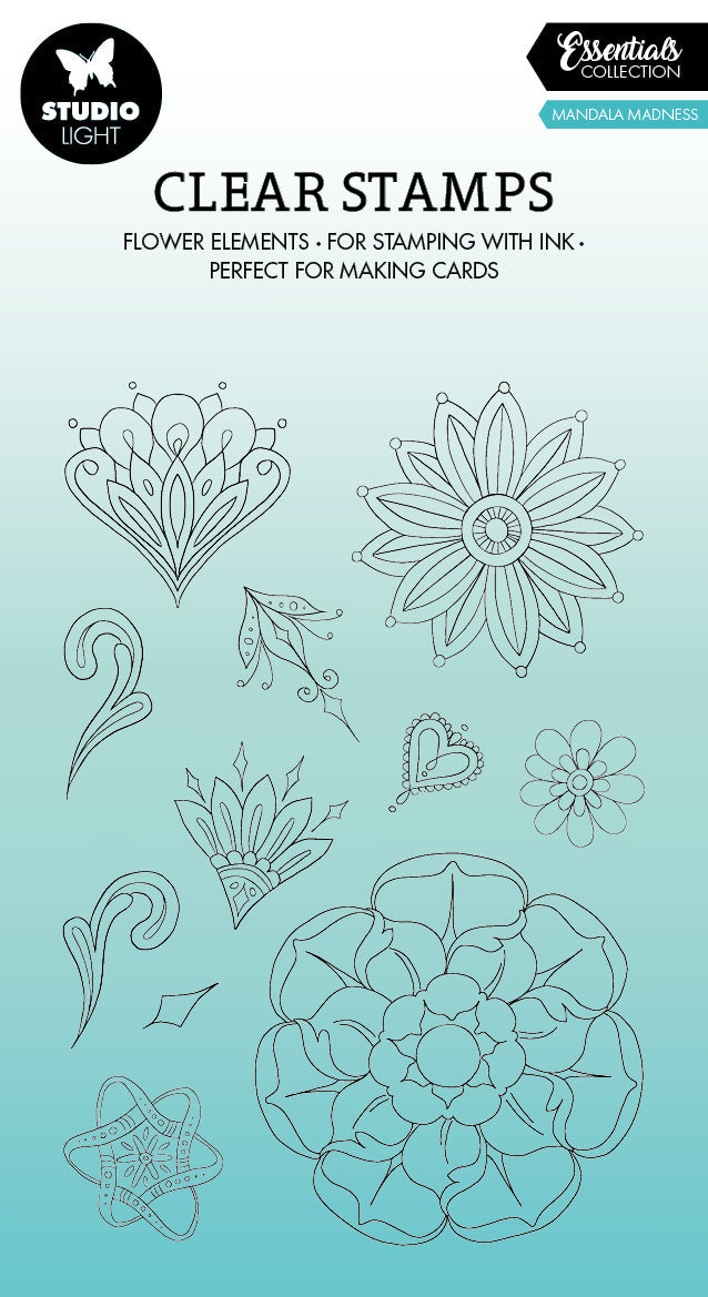 SL Tampon transparent Mandala Madness Essentials 148x105x3mm 11 PC n°327