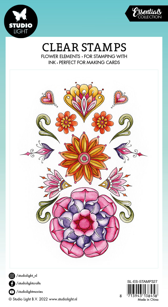 SL Tampon transparent Mandala Madness Essentials 148x105x3mm 11 PC n°327