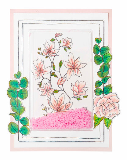 SL Tampon Transparent Rectangle Essentiels 119x129x3mm 2 PC n°364