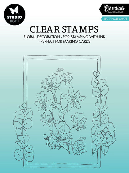 SL Tampon Transparent Rectangle Essentiels 119x129x3mm 2 PC n°364