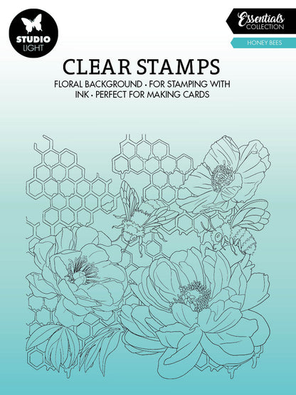 SL Tampon transparent Abeilles Essentiels 88.7x132x3mm 6 PC nr.425