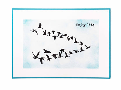 SL Tampon transparent Oiseaux Essentiels 62x93x3mm 1 PC n°497