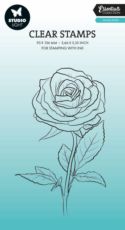 SL Tampon transparent Rose simple Essentials 1 pièce