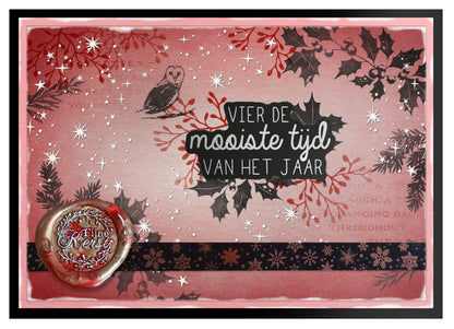 SL Tampon transparent Chouette Scènes Essentielles 4 pièces