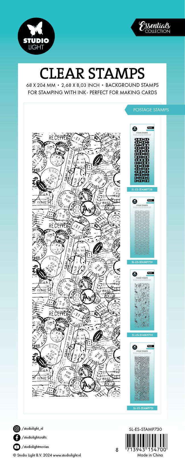 SL Tampon transparent Timbres Essentiels 1 pièce
