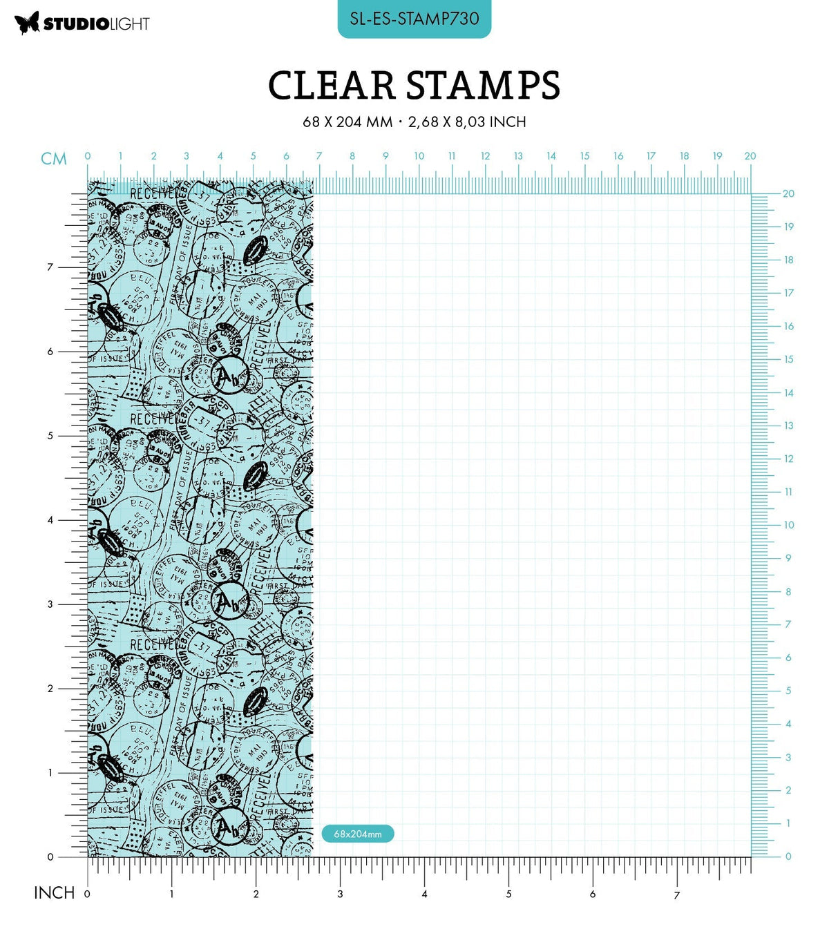 SL Tampon transparent Timbres Essentiels 1 pièce