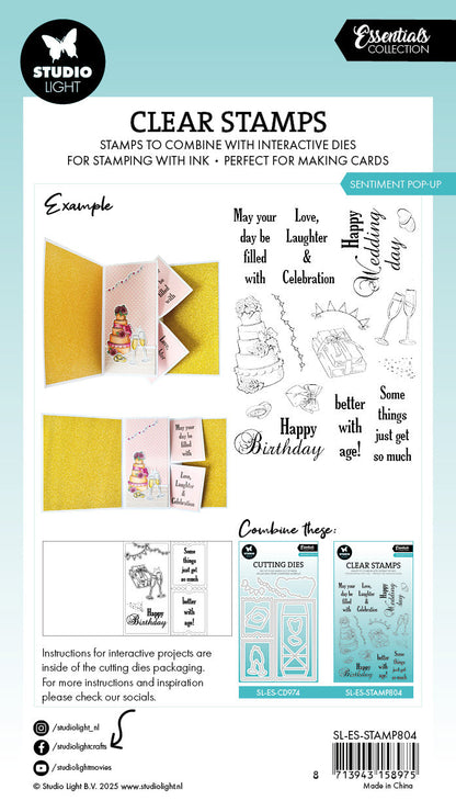 SL Tampon transparent Turning Pop-Out Essentials 15 pièces
