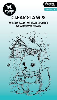 SL Tampon transparent Hot Cocoa Essentials 74x105x1mm 1 pièce