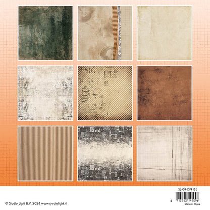 Bloc de papiers SL Vintage Papiers Collection Grunge 36 feuilles