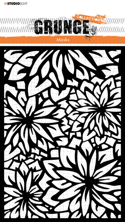 Masque SL fond floral grunge Collection 210x148x1mm 1 pièce n°99