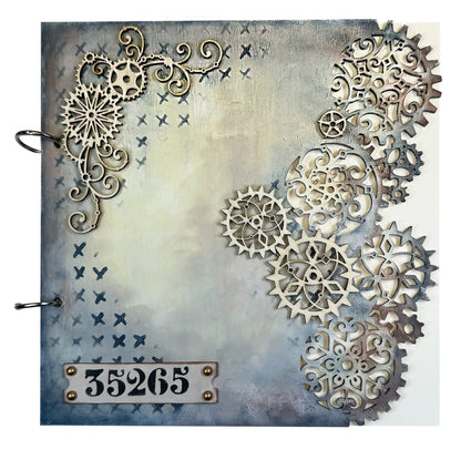 SL Plywood Journal Letter Journal Grunge Collection 14 PC