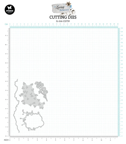 SL Matrices de découpe N'oubliez jamais En souvenir affectueux 98x148x1mm 4 pièces n°739