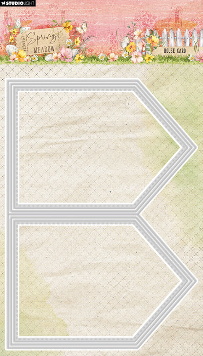 SL Cutting Die House Card Spring Meadow 5 PC