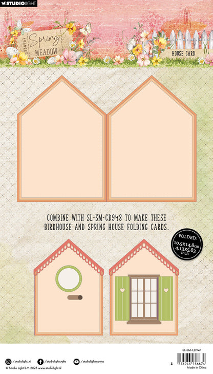 SL Cutting Die House Card Spring Meadow 5 PC