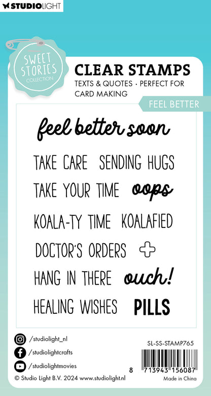SL Clear Stamp Feel Better Sweet Stories 13 PC