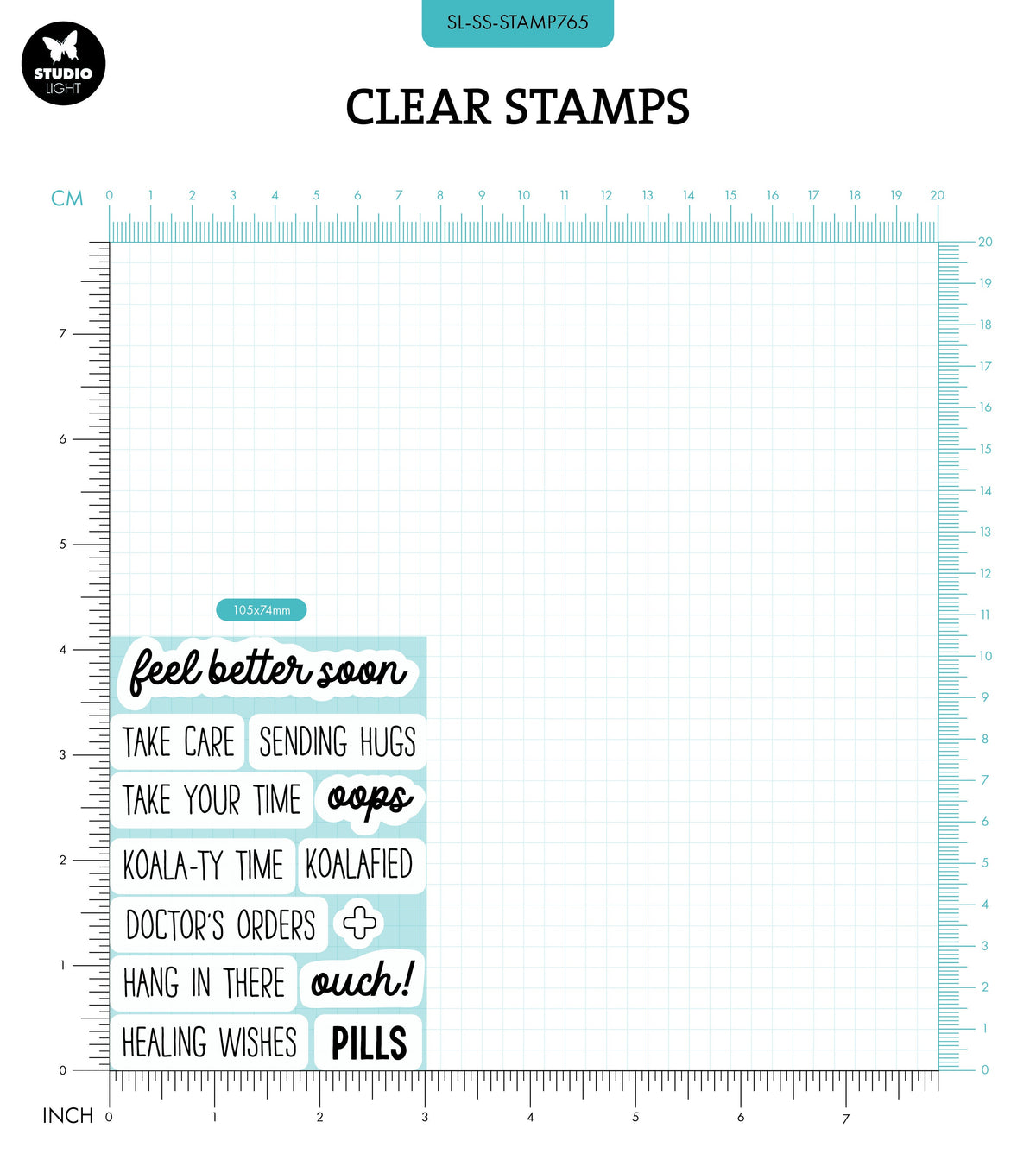 SL Clear Stamp Feel Better Sweet Stories 13 PC