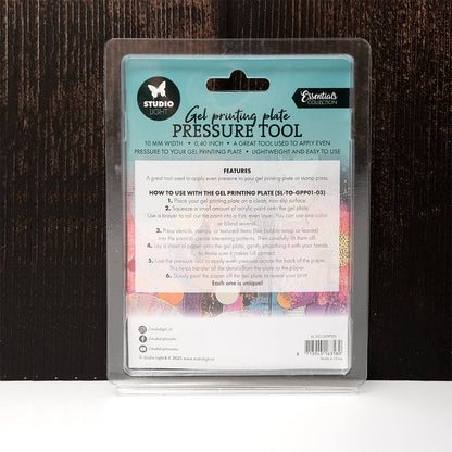 Plaque d'impression gel SL Outil de pression 10 cm de diamètre Outils 120x160x25mm 1 Pièce