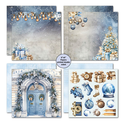3Quarter Designs Bloc de papier 6x6 Snowflake Season
