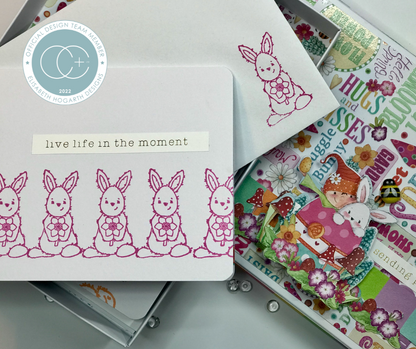 Craft Consortium Let Spring Begin - Set de tampons - Lapin