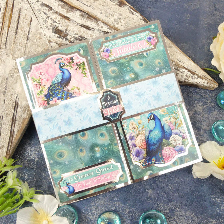 Blocs de papier Crafty Stash - Paradis des paons