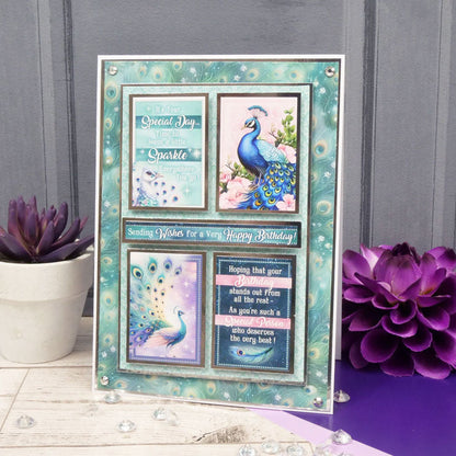 Blocs de papier Crafty Stash - Paradis des paons