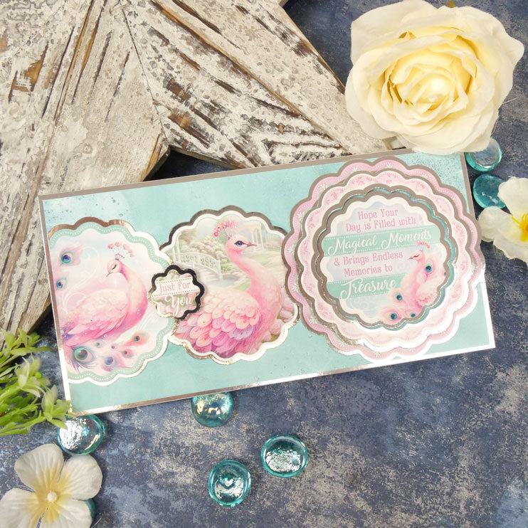 Blocs de papier Crafty Stash - Paradis des paons