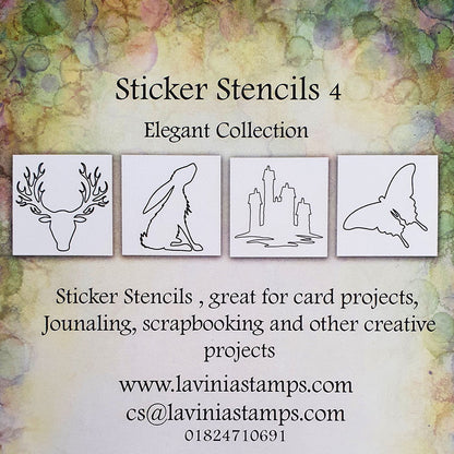 Pochoirs Lavinia Stencil - Sticker Stencils 4