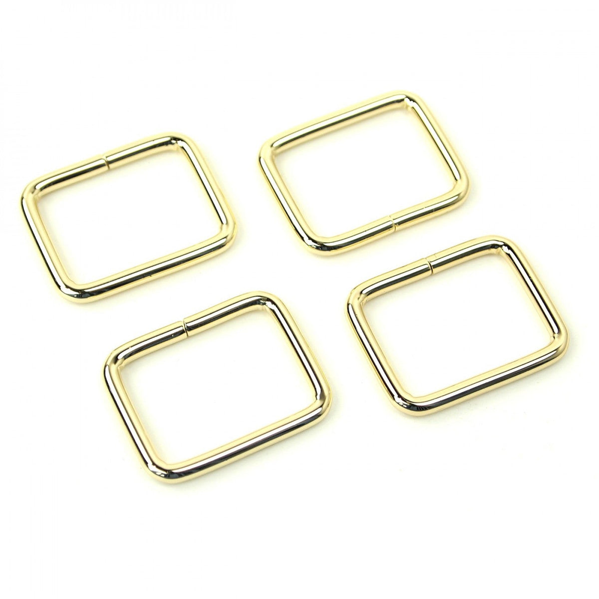 Sallie Tomato Lot de quatre anneaux rectangulaires 2,5 cm