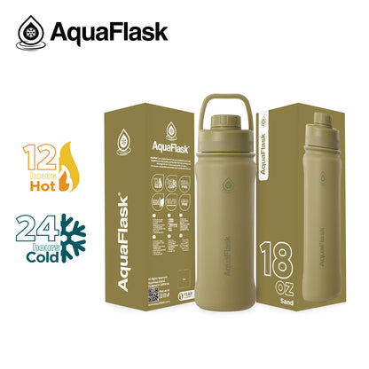 Bouteilles d'eau isothermes sous vide AquaFlask Original 530ml (18oz)