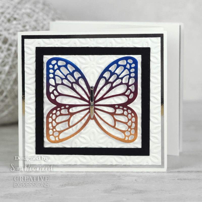 Matrices de découpe papillon pour cartes à forme Creative Expressions Sue Wilson