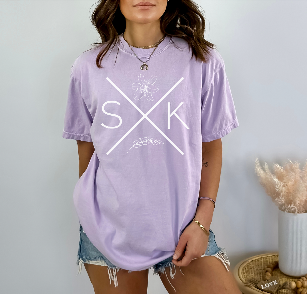 T-shirt unisexe SASK X | Vêtements Saskatchewan