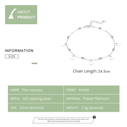 La chevillère moderne géométrique en argent sterling 925