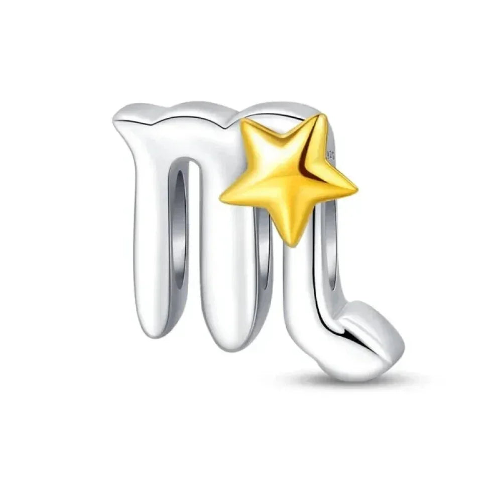 Breloque Zodiaque Délicate en Argent 925 : Personnalisez Votre Bracelet Avec Votre Constellation
