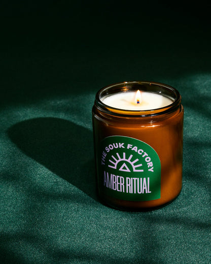 Bougie Amber Ritual - Ambre, sauge & lavande