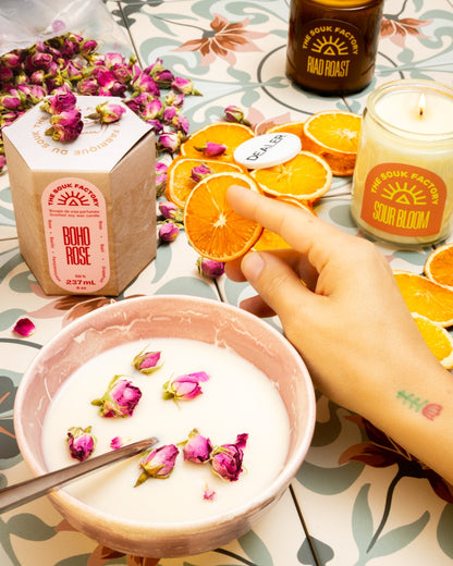 Bougie Sour Bloom - Fleur d'oranger & Bergamote