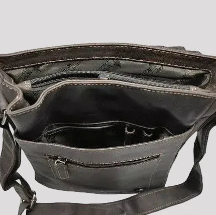 Sac bandoulière en cuir Greenwood