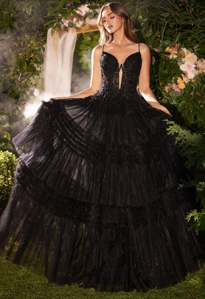 3 COULEURS DISPONIBLES - ROBE DE BAL EN TULLE SUPERPOSÉ