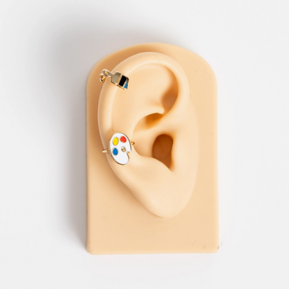 Yellow Owl Workshop - Ear Cuffs Paint Brush & Palette