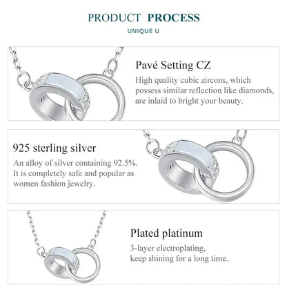 Cœurs connectés : Collier pendentif en argent sterling étoile/cœur/chat
