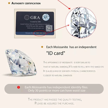 Superbe Collier Pendentif Moissanite 1 Carat | Argent Sterling 925 | Bijoux Fins de Mariage et de Mariée