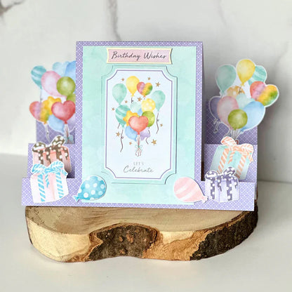 Cartes à étapes - Jolis pastels