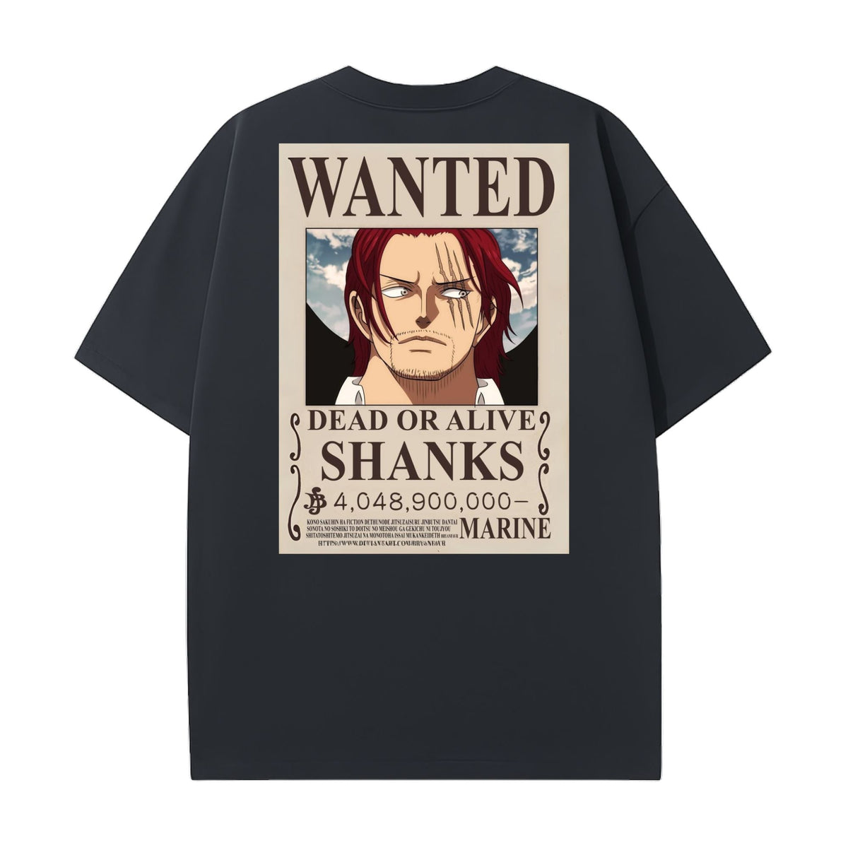 T-shirt avis de recherche Shanks