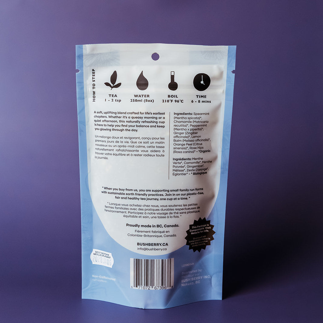 Organic Early Glow Tea | First Trimester Herbal Tea