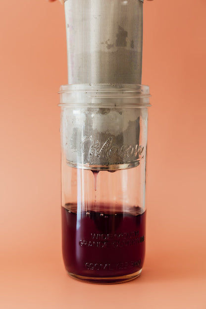 Iced Tea Infuser | Fits a Wide Mout Quart or 1/2 Gallon Mason Jar